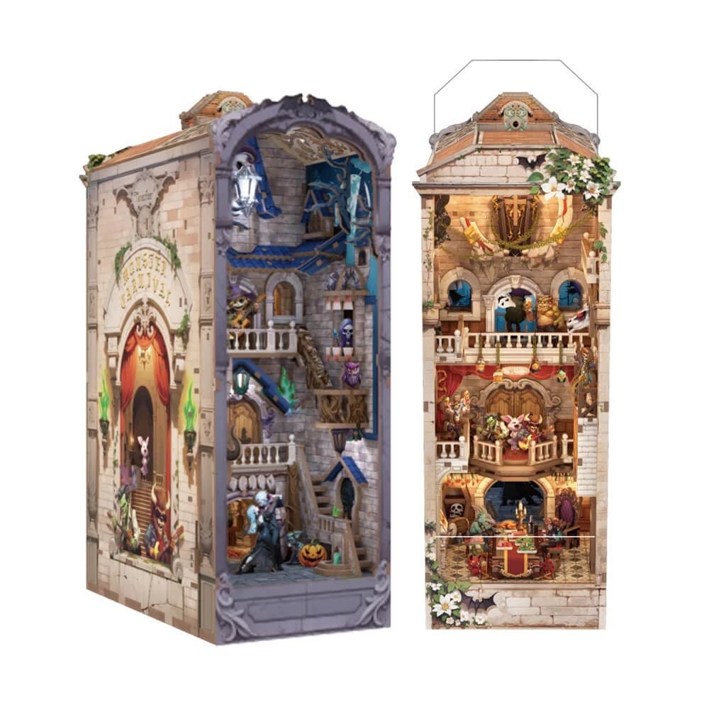 3D Wooden Puzzle DIY Book Nook Kit (Monster Carnival)